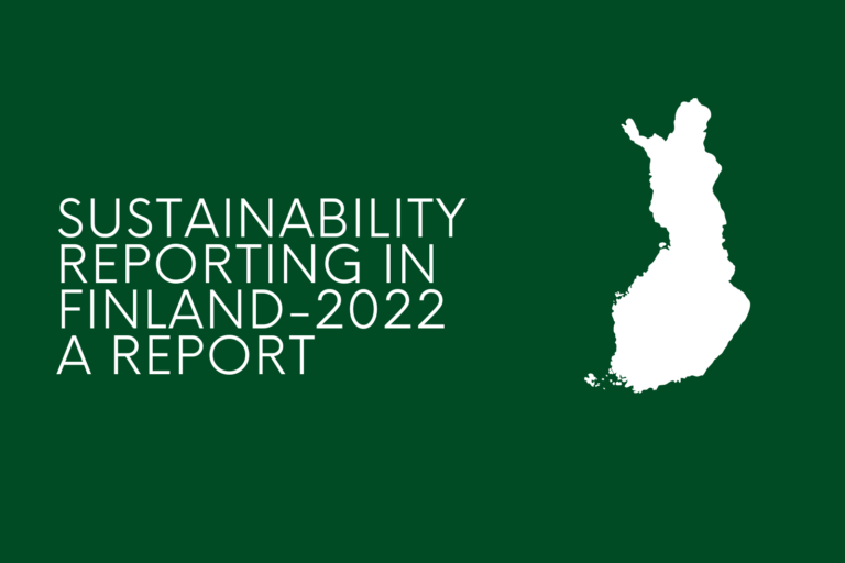 A Report on Sustainability Reporting in Finland – 2022